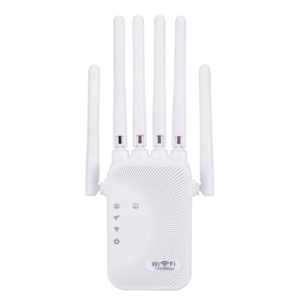 SM-011 Six-antenna 1200M Repeater WiFi Wireless Router (EU Plug) - Image 2
