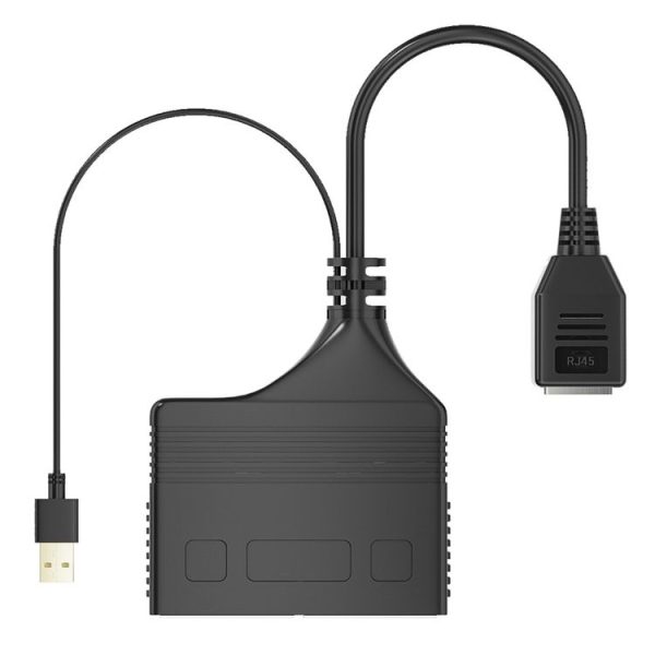 Female RJ45 3 in 1 Gigabit Network Splitter Cable Ethernet Network Coupler - Image 3