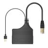 Male RJ45 4 in 1 100M Network Splitter Cable Ethernet Network Coupler - Image 3