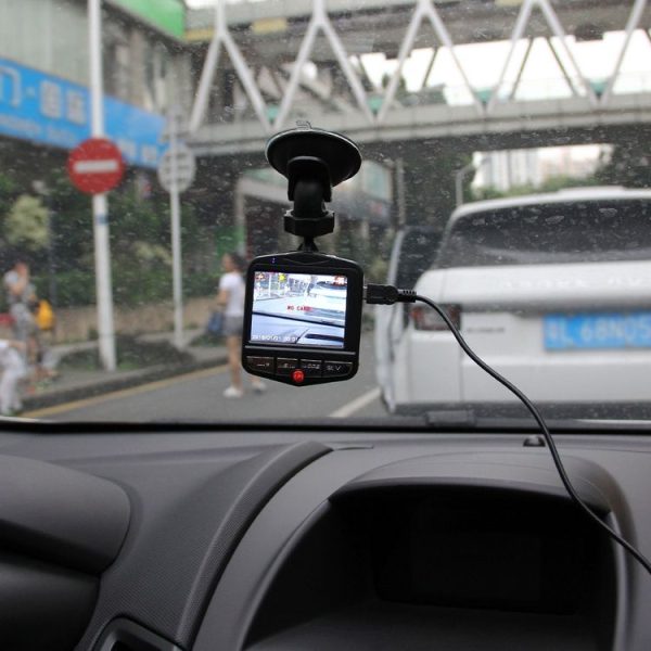 VGA 480P Car Camcorder DVR Driving Recorder Digital Video Camera Voice Recorder with 2.4 inch LCD Screen Display, Support 32GB Micro TF Card & Infrared Night Vision Function (Black + Blue) - Image 14