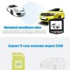 VGA 480P Car Camcorder DVR Driving Recorder Digital Video Camera Voice Recorder with 2.4 inch LCD Screen Display, Support 32GB Micro TF Card & Infrared Night Vision Function (Black + Blue) - Image 8
