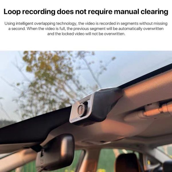 U05 HD Night Vision WiFi Hidden Car Driving Recorder Support Mobile APP - Image 7