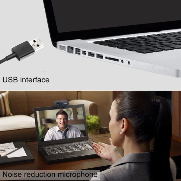 Logitech C270i IPTV HD Webcam (Black) - Image 7