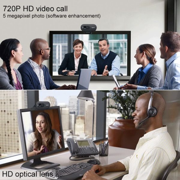Logitech C270i IPTV HD Webcam (Black) - Image 8