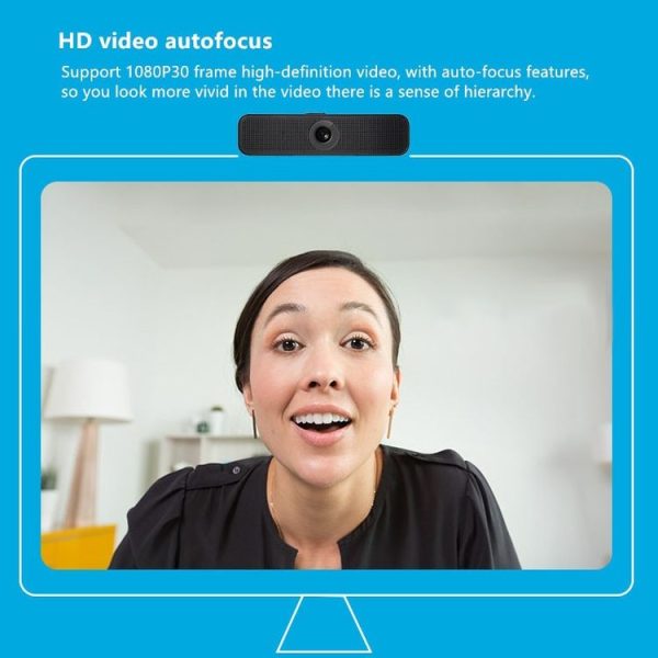 Logitech C925E 1080p HD Webcam with Integrated Security Cover (Black) - Image 11