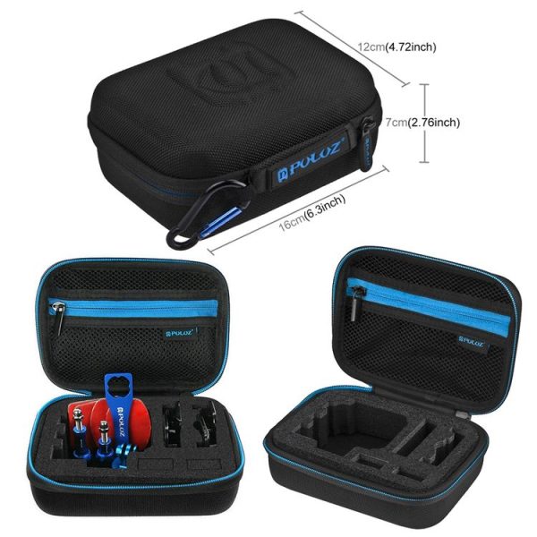 PULUZ 13 in 1 CNC Metal Accessories Combo Kits with EVA Case (Screws + Surface Mounts + Tripod Adapter + Storage Bag + Wrench) for GoPro, Insta360, DJI and Other Action Cameras - Image 8