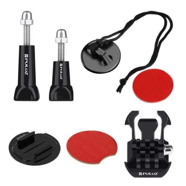 PULUZ 14 in 1 Surfing Accessories Combo Kits (Bobber Hand Grip + Floaty Sponge + Quick Release Buckle + Surf Board Mount + Floating Wrist Strap + Safety Tethers Strap + Storage Bag) for GoPro, Insta360, DJI and Other Action Cameras - Image 7