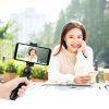 PULUZ Live Broadcast Smartphone Video Vlogger Kits Microphone + Tripod Mount + Phone Clamp Holder (Black) - Image 6