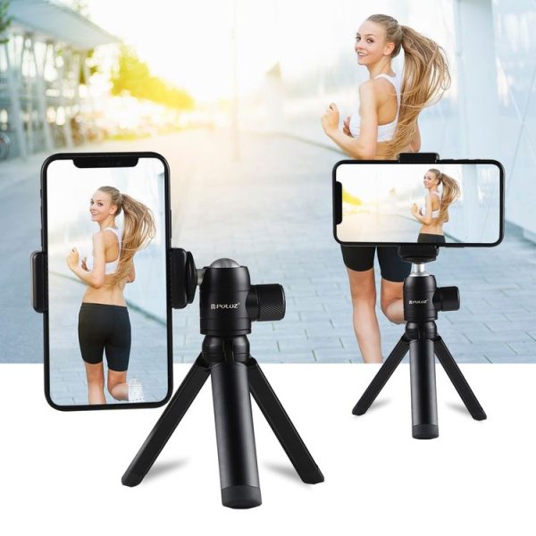 PULUZ Mini Pocket Metal Desktop Tripod Mount + Mini Metal Ball Head with 1 / 4 inch Screw for DSLR & Digital Cameras - Image 9