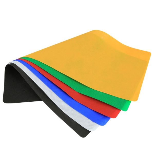 6 PCS PULUZ Collapsible Photography Studio Background, 6 Colors (Black, White, Red, Blue, Orange, Green), Size: 80cm x 40cm - Image 3