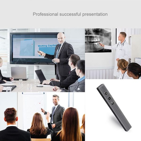 PR-20 Wireless Presenter PowerPoint PPT Clicker Presentation Remote Control Pen Laser Pointer Flip Pen with Air Mouse Function - Image 10