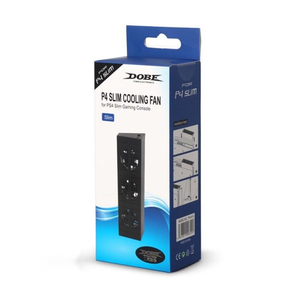 DOBE TP4-819 Temperature Control Cooling Fan for Sony PS4 Slim Game Console (Black) - Image 5