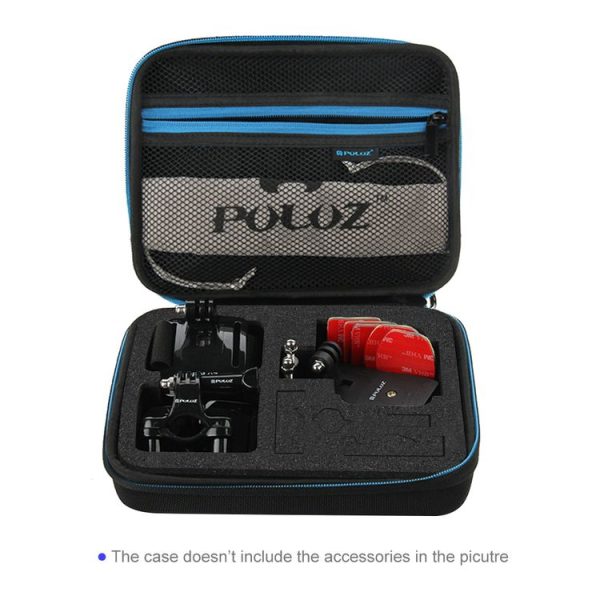 PULUZ Waterproof Carrying and Travel Case for for GoPro, Insta360, DJI and Other Action Cameras Accessories, Medium Size: 23cm x 17cm x 7cm - Image 7