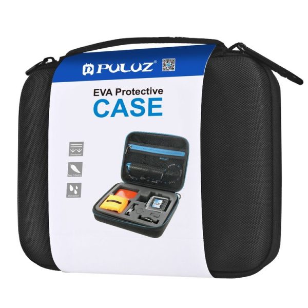 PULUZ Waterproof Carrying and Travel Case for for GoPro, Insta360, DJI and Other Action Cameras Accessories, Medium Size: 23cm x 17cm x 7cm - Image 8