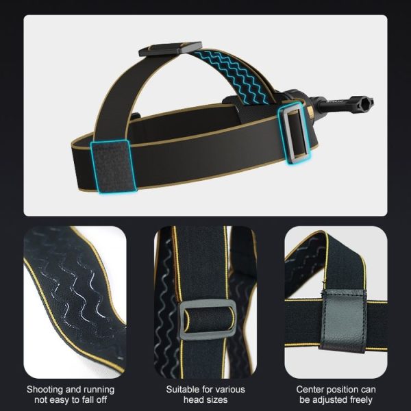 PULUZ Magnetic Quick-release Head Strap Harness Belt (Black) - Image 5