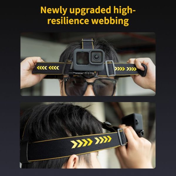 PULUZ Magnetic Quick-release Head Strap Harness Belt (Black) - Image 7