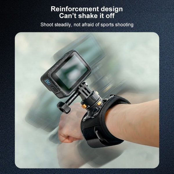PULUZ Magnetic Quick-release Wrist Strap Harness Belt (Black) - Image 7