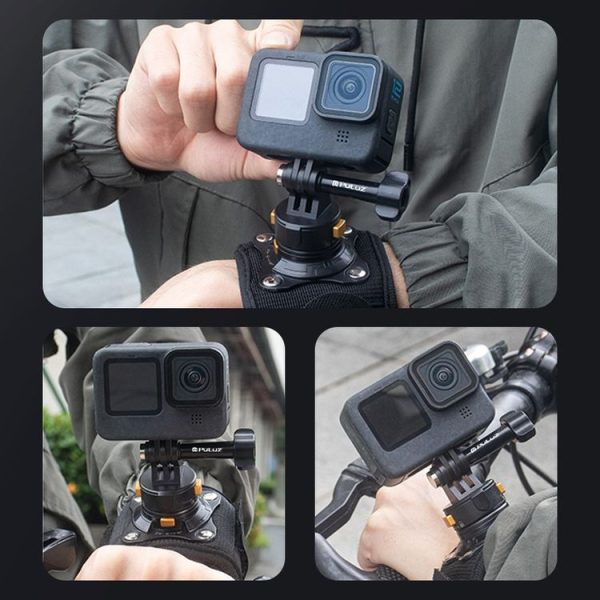 PULUZ Magnetic Quick-release Wrist Strap Harness Belt (Black) - Image 8
