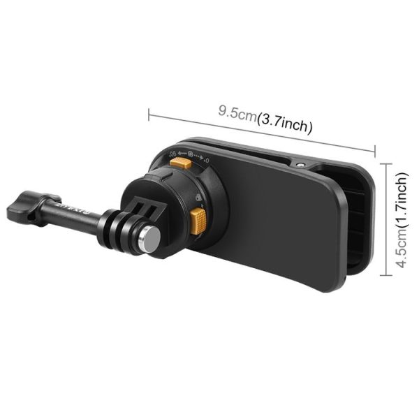 PULUZ Magnetic Quick Release Backpack Strap Clip (Black) - Image 3