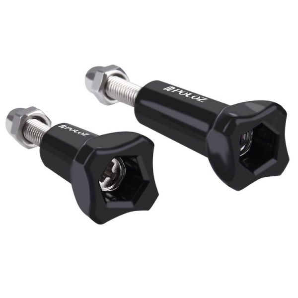 PULUZ Plastic Thumb Knob Standard Long Screw + Short ScrewGoPro, Insta360, DJI and Other Action Cameras (Black) - Image 3