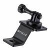 PULUZ Aluminum Alloy Motorcycle Fixed Holder Mount with Tripod Adapter & Screw for GoPro, Insta360, DJI and Other Action Cameras (Black) - Image 3