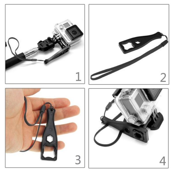 PULUZ Plastic Thumbscrew Wrench Spanner with Lanyard for GoPro, Insta360, DJI and Other Action Cameras - Image 7