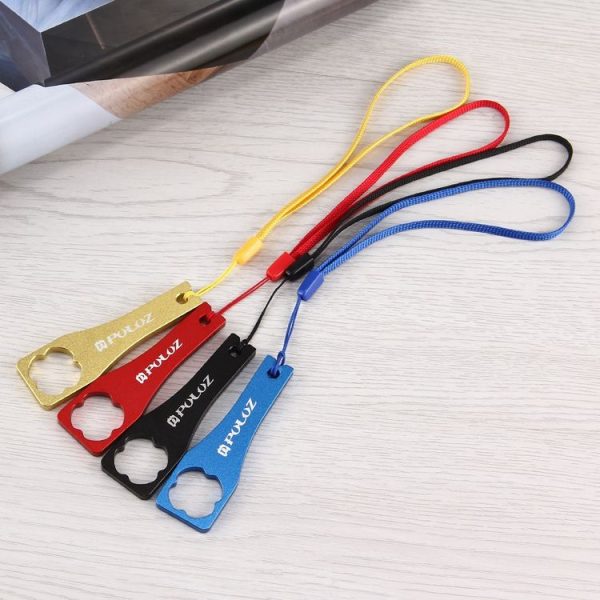 PULUZ CNC Aluminum Alloy Tighten Screw Cap Wrench Tool for GoPro Hero11 Black / HERO10 Black / HERO9 Black / HERO8 Black / HERO7 / 6 / 5 / 5 Session / 4 Session / 4 / 3+ / 3 / 2 / 1, Xiaoyi and Other Action Cameras (Red) - Image 4