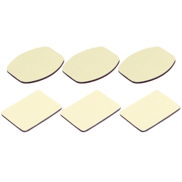 PULUZ 3 Flat Adhesive Pad Stickers + 3 Curved Adhesive Pad Stickers for GoPro, Insta360, DJI and Other Action Cameras - Image 3