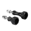 PULUZ CNC Aluminum Thumb Knob Stainless Bolt Nut Screw Set for GoPro Hero12 Black / Hero11 / 10 / 9 / 8 / 7 / 6 / 5, Insta360 Ace / Ace Pro, DJI Osmo Action 4 and Other Action Cameras (Black) - Image 5