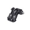 PULUZ Black Vertical Surface J-Hook Buckle Mount for PULUZ Action Sports Cameras Jaws Flex Clamp Mount for GoPro, Insta360, DJI and Other Action Cameras (Black) - Image 3
