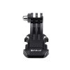 PULUZ Black Vertical Surface J-Hook Buckle Mount for PULUZ Action Sports Cameras Jaws Flex Clamp Mount for GoPro, Insta360, DJI and Other Action Cameras (Black) - Image 4