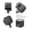 PULUZ Housing Shell CNC Aluminum Alloy Protective Cage with Insurance Frame for GoPro HERO5 Session / HERO4 Session / HERO Session (Black) - Image 7