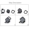 PULUZ Housing Shell CNC Aluminum Alloy Protective Cage with Insurance Frame for GoPro HERO5 Session / HERO4 Session / HERO Session (Black) - Image 8