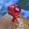 PULUZ Housing Shell CNC Aluminum Alloy Protective Cage Kit with Metal Wrench & Lens Cap & Screw & Tripod Adapter for GoPro HERO5 Session / HERO4 Session / HERO Session (Red) - Image 11