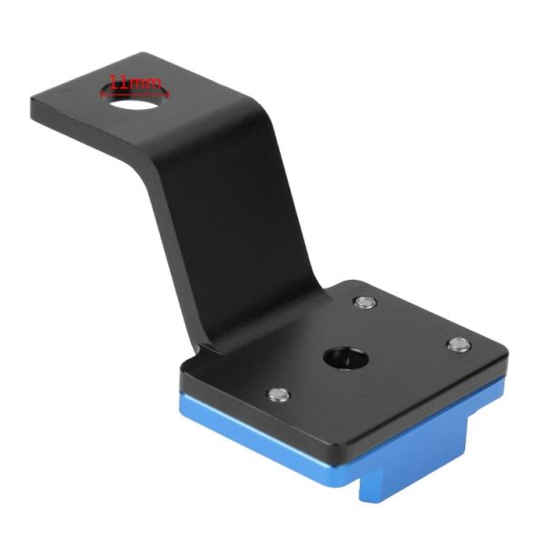 PULUZ Fixed Metal Motorcycle Holder Mount for GoPro, Insta360, DJI and Other Action Cameras (Blue) - Image 3