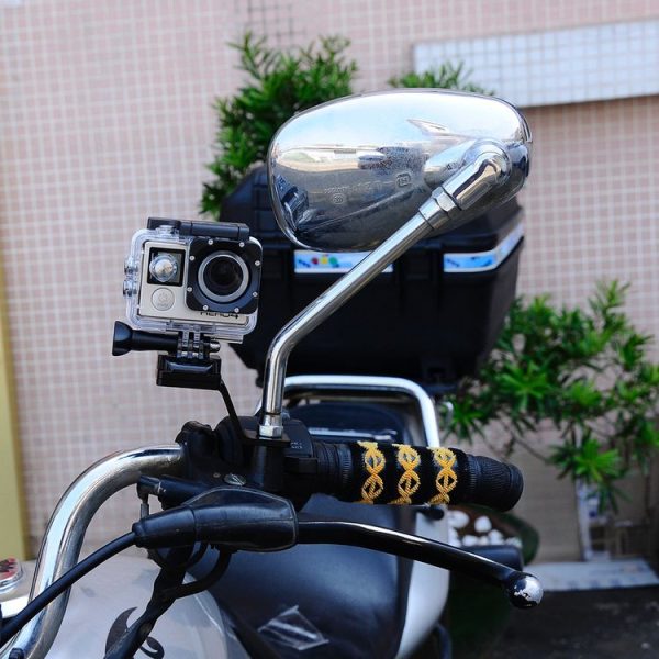 PULUZ Fixed Metal Motorcycle Holder Mount for GoPro, Insta360, DJI and Other Action Cameras (Blue) - Image 8