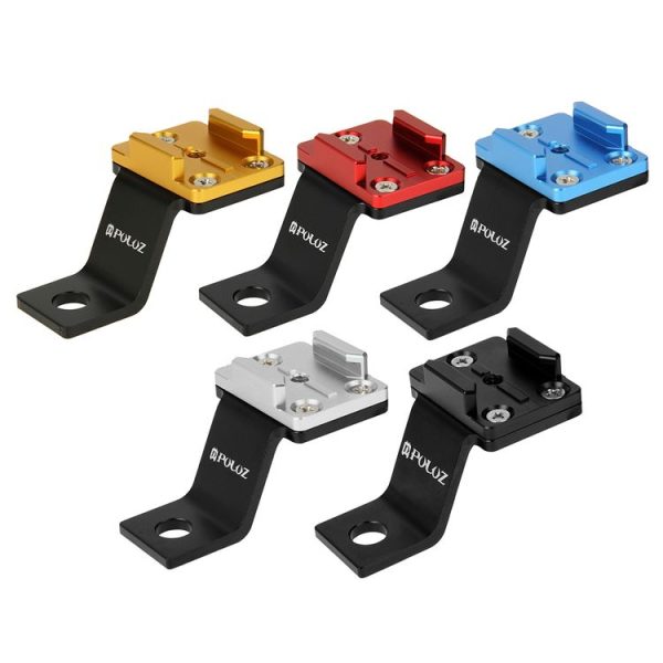 PULUZ Fixed Metal Motorcycle Holder Mount for GoPro, Insta360, DJI and Other Action Cameras (Blue) - Image 9
