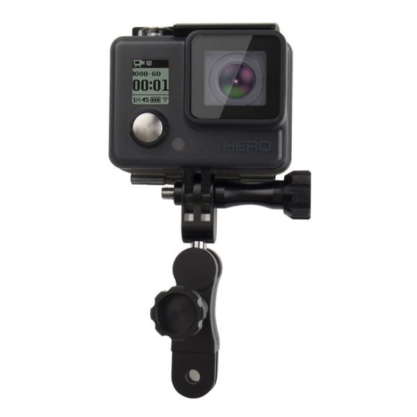 PULUZ CNC Aluminum Ball Joint Mount with 2 Long Screws for GoPro, Insta360, DJI and Other Action Cameras (Black) - Image 7