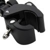 PULUZ Motorcycle Bicycle Handlebar Holder with Tripod Mount & Screw for GoPro, Insta360, DJI and Other Action Cameras (Black) - Image 4