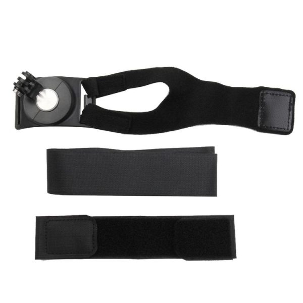 PULUZ 3 in 1 Hand Wrist Arm Leg Straps 360-degree Rotation Mount for GoPro, Insta360, DJI and Other Action Cameras (Black) - Image 2