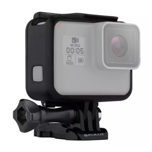 PULUZ ABS Plastic Housing Shell Frame Mount Protective Case Cage with Pedestal and Long Screw for GoPro HERO (2018) / 7 Black / 6 / 5