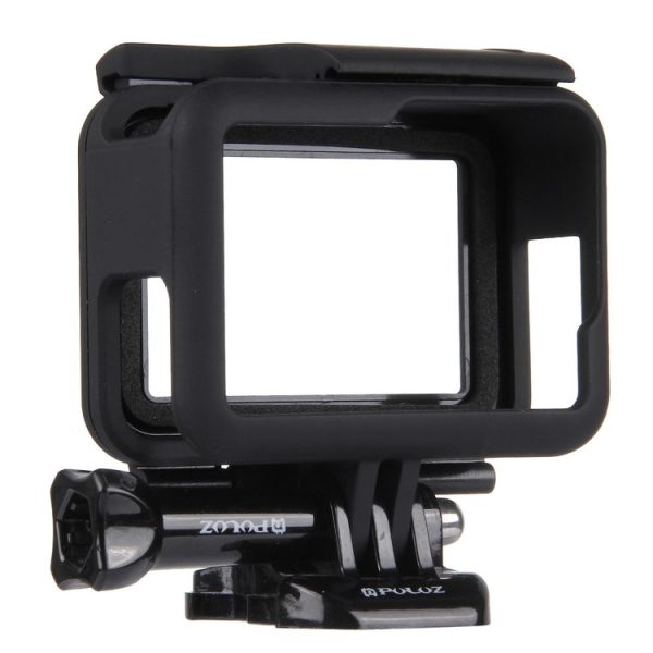 PULUZ ABS Plastic Housing Shell Frame Mount Protective Case Cage with Pedestal and Long Screw for GoPro HERO (2018) / 7 Black / 6 / 5 - Image 2