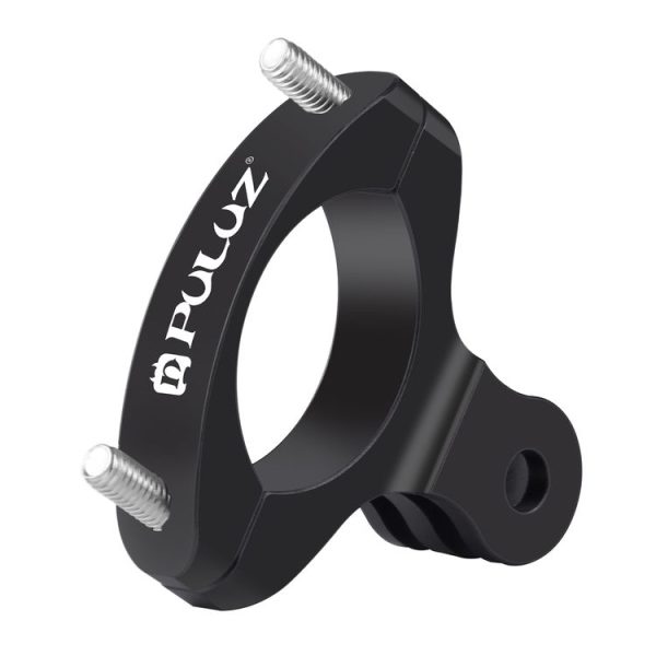 PULUZ Bike Handlebar Adapter Aluminum Mount for GoPro, Insta360, DJI and Other Action Cameras (Black) - Image 2