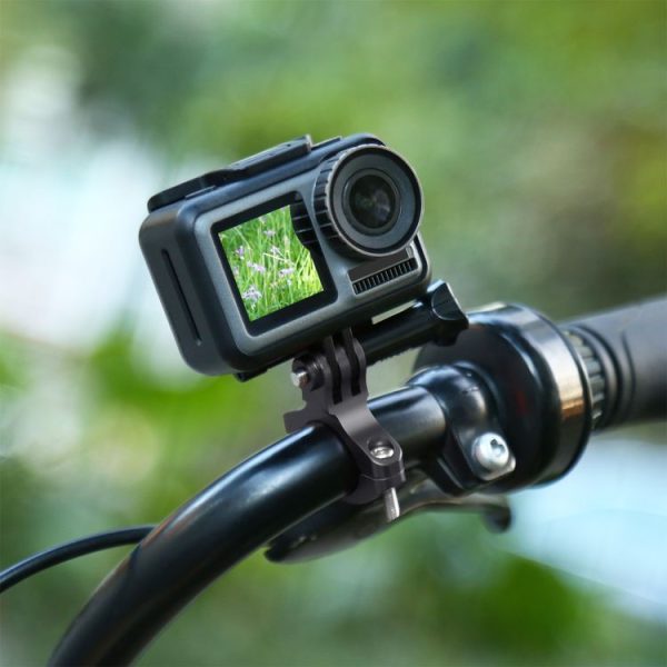 PULUZ Bike Handlebar Adapter Aluminum Mount for GoPro, Insta360, DJI and Other Action Cameras (Black) - Image 5