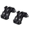 2 PCS PULUZ Black Vertical Surface J-Hook Buckle Mount Set for PULUZ Action Sports Cameras Jaws Flex Clamp Mount for GoPro, Insta360, DJI and Other Action Cameras (Black) - Image 3