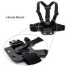 2 PCS PULUZ Black Vertical Surface J-Hook Buckle Mount Set for PULUZ Action Sports Cameras Jaws Flex Clamp Mount for GoPro, Insta360, DJI and Other Action Cameras (Black) - Image 6