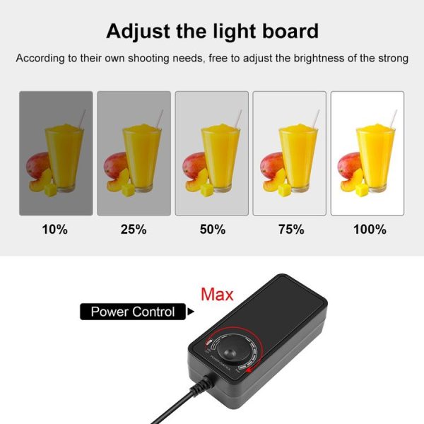 PULUZ Constant Current LED Power Supply Power Adapter for 80cm Studio Tent, AC 100-250V to DC 18V 3A (EU Plug) - Image 5