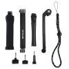 PULUZ 3-Way Grip Foldable Tripod Selfie-stick Extension Monopod for GoPro, Insta360 ONE R, DJI Osmo Action and Other Action Cameras, Length: 20-58cm - Image 13