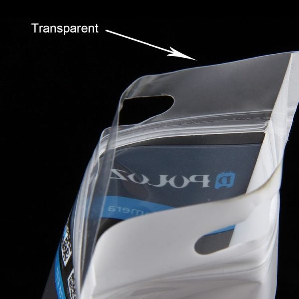 10 PCS PULUZ 34.5cm x 9cm Hang Hole Clear Front White Pearl Jewelry Zip Lock Packaging Bag (Size: S, Lengthened type) - Image 4