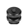 PULUZ Reinforced Hot Shoe 1 / 4 inch Screw Adapter with Double Nut for DSLR Cameras, GoPro HERO10 Black / HERO9 Black / HERO8 Black / HERO7 / 6 / 5 / 5 Session / 4 Session / 4 / 3+ / 3 / 2 / 1, Xiaoyi and Other Action Cameras - Image 2